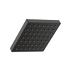 Delta Modern Square Single-Function Showerhead 1.75 GPM In Matte Black