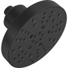 Delta H2okinetic 5-Setting Contemporary Raincan Showerhead In Matte Black