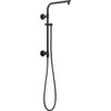Delta 18 Inch Round Shower Column In Matte Black