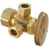 Brasscraft 1/2 X 3/8 X 3/8 Inch Dual Outlet Multi-Turn Valve