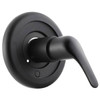Danco 1-Handle Valve Tub And Shower Faucet Trim Kit In Matte Black For Moen