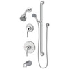 Symmons Origins Tub/Shower/Hand Shower System, 2.5 Gpm, Chrome