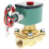 Asco 2 Way Normally Open 1/2"Npt 120v 0-125psi Gas 0-150psi Air And Water