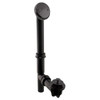 Westbrass Black 1-1/2 " Tubular Pull And Drain Bath Waste Drain Matte Black