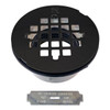 Westbrass 2 " Sch 40 Shower Drain Assembly And Grid In Matte Black