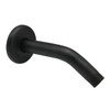 Westbrass 6" Shower Arm With Flange In Matte Black