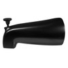 Westbrass 5-1/2" 1/ " Ips Brass Nose Diverter Tub Spout Matte Black