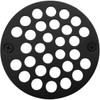 Westbrass 4 " Od Solid Brass Shower Strainer Cover In Matte Black