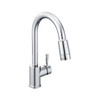 Cleveland Faucet Group Edgestone Chrome One-Handle Pulldown Kitchen Faucet 1.0gpm