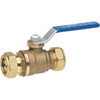 Everbilt 1/2 In. Comp X 1/2 In. Comp Port Lead Free Brass Ball Valve