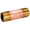 Southland Brass Nipple, 1 X 3", 125 Psi, -20 To 400° F, Threaded Both Ends