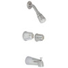 Maintenance Warehouse 2-Handle 1-Spray Tub And Shower Faucet In Chrome