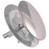 Proplus 2 In Faucet Hole Cover, Polished Chrome, Package Of 5