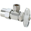 Brasscraft 1/2" Nom Cpvc Inlet X 3/8" Od Comp Outlet Brass Multi-Turn Angle Stop