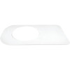 Oatey White Plastic Square Toilet Base Plate