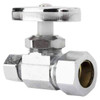 Homewerks 1/2" Nom Comp Inlet X 3/8" Od Comp Outlet Multi-Turn Straight Valve