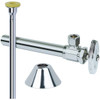Brasscraft Toilet Kit 1/2" Nom Sweat X 3/8" Od Comp Multi-Turn Angle Valve