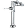 American Standard Ultima Manual 1.28 Gpf Flowise Flush Valve, Polished Chrome