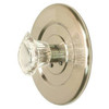 Proplus 1-Handle Trim Kit With Acrylic Handle In Brass, Valve Not Included