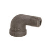 Proplus 1/2" Black Malleable 90-Degree Street Elbow