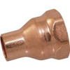 Nibco 1/2" X 3/4" Copper Pressure Cup X Female Adapter Fitting