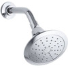 Kohler 5.5" Polished Chrome Forte 1-Spray Pattern Single Wall Mount Fixed Shower Head