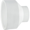 Inc. 3 In. X 2 In. PVC DWV Hub X Hub Reducing Coupling Fitting