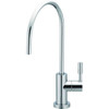Canature 5.7 In. Gooseneck Spout Designer Faucet (Brushed Nickel)