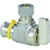 Viega Pureflw 1/2 In. X 1/4 In. Zero Lead Press Stop Valve Angled