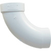 Nibco I48072-Lt 2" Spigot X Hub 90-Degree Street Long Turn Elbow Pvc-Dwv