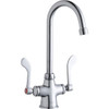 Elkay Bathroom Faucet, 1.5 Gpm, 10" Spout, Chrome, 2 Handles