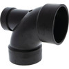 Nibco I5861-Lh 3"X 3"X 2" Hub X Hubxhub 90-Degree Elbow W/Low Heel Abs-Dwv