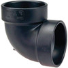 Nibco 2 In. ABS DWV 90-Degree Hub X Hub Vent Elbow