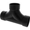 Nibco 3 In. ABS DWV All Hub Two-Way Cleanout Tee Fitting