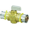 Viega Pureflow 3/4 In. X 3/4 In. Zero Lead Brass Press Ball Valve