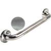 Wingits 24 In. X 1.25 In. Diamond Knurled Grab Bar (Polished Stainless Steel)
