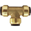 Tectite 3/4 In. Brass Push-To-Connect Tee