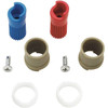Moen Stem Extension Kit Hot And Cold Side Monticello Widespread, Red/Blue