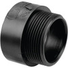 Nibco 3 In. ABS DWV Hub X Mip Adapter Fitting