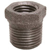 ProPlus 3/4 In. X 3/8 In. Black Malleable Bushing