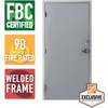 Armor Door 36 In. X 84 In. Storm Series Fbc-Approved Steel Door W/ 90 Min. Fire Rating