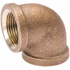 Mueller Streamline Banded 90 Degree Elbow, Lead Free, 1/2" X 1/2", Brass