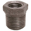 ProPlus 1/2 In. X 1/4 In. Black Malleable Bushing