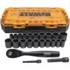 Dewalt Tough Box 3/8 Drive Impact Socket Set
