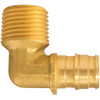 Apollo Mnpt PEX-A Barb, 90 Deg., Male Elbow Fitting, 1/2" X 1/2", Brass