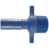 Apollo 1/2 In. Barb Insert Blue Twister Polypropylene X 3/4 Mpt Adapter Fitting