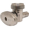 Apollo 1/2 Chrome-Plated Brass Pex-B Barb X 3/4 Mht Angle Stop Valve