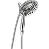 Delta In2ition 5-Spray Patterns 1.75 GPM 6.81 In. Wall Mount Dual Shower Heads In Chrome