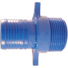 Apollo 1-1/4 In. Barb Insert Blue Twister Polypropylene X Mpt Adapter Fitting