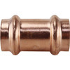 Apollo 3/4 In. X 3/4 In. Copper Press X Press Pressure Coupling W/ Dimple Stop